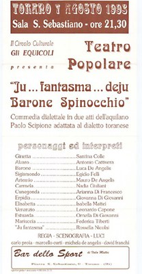 Ju...fantasma....deju Barone Spinocchio, Agosto 1993